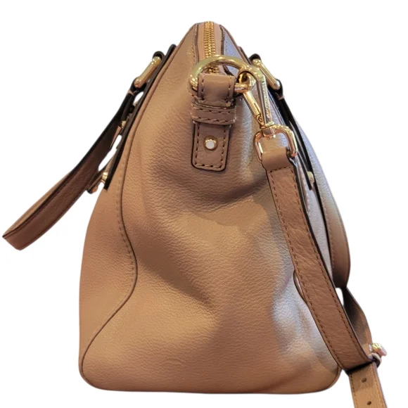 LIKE NEW | Michael Kors | Gilmore Satchel with Crossbody Strap | Putty - Picture 4 of 16